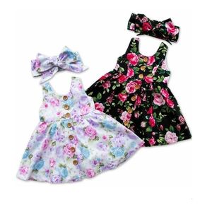 Pretty Princess Kids Baby Girl Dress Floral Tulle